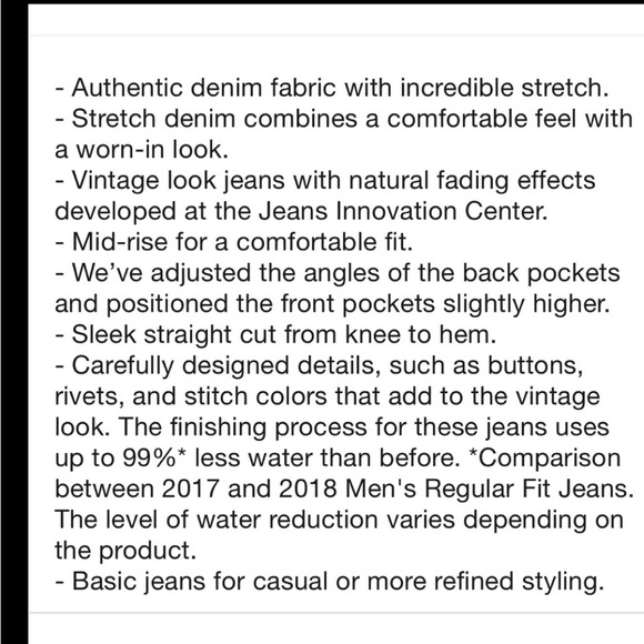 Men’s Uniqlo denim straight leg - Picture 6 of 6